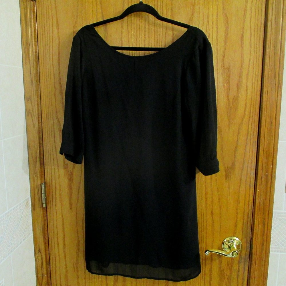 heartsoul Juniors Black Tunic with bow Size M